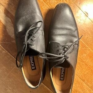 Express Leather Shoe ID 13501, Men , Black Size 8